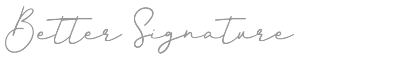 Better Signature